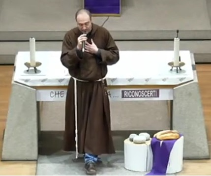 Padre Fabrizio nella prima catechesi sul perdono della Quaresima 2021